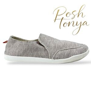 Vionic Beach Gray Slip On Sneakers Size 9 Orthotic Walking Comfort